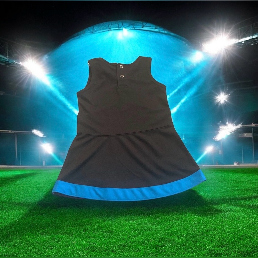 NFL TEAM APPAREL Kids - 2 Piece Cheerleader Set - Carolina Panthers - NWT - Picture 6 of 16